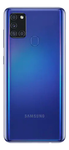 Samsung A21s Azul Telcel Con Detalle En Pantalla Azul (Reacondicionado)
