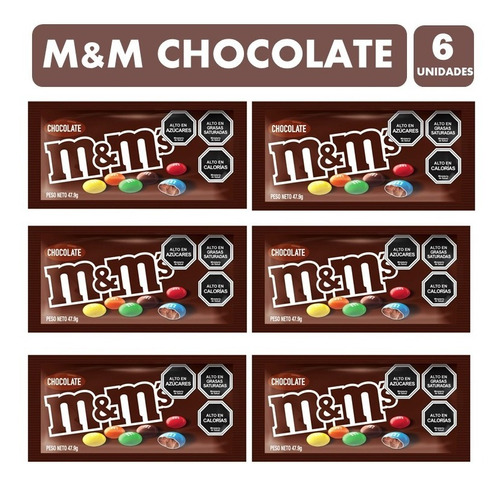 Chocolate M&m Clásico (pack De 6 Unidades)