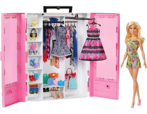 Imagem 1 de 10 de Closet De Luxo Da Barbie Fashionistas - Com Boneca - Mattel