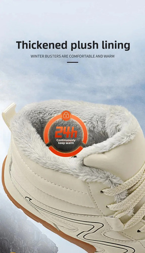 New. Botas De Neve Masculinas De Lã Quente De Inverno,
