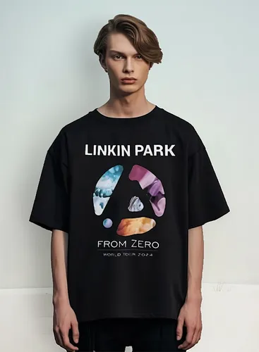 Linkin Park - Remera Oversize Unisex - From Zero Tour Y2k