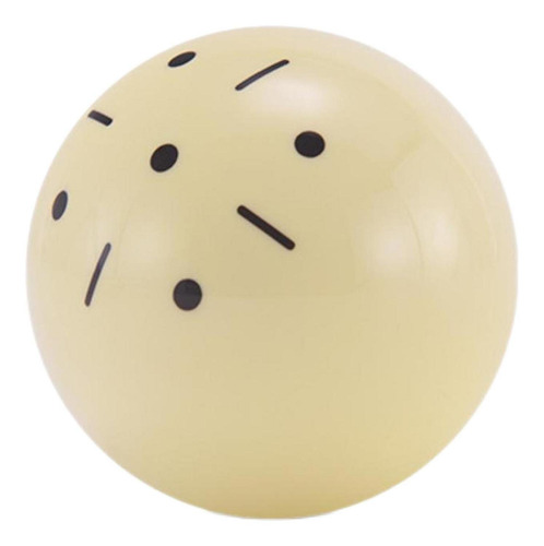 Resina Cue Ball Billar Pool 52mm Beige Regalos Accesorios