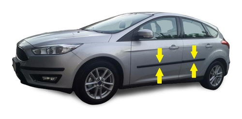 Baguetas Puertas  Ford Focus Kinetic 4/5 Puertas 13/17 Neg