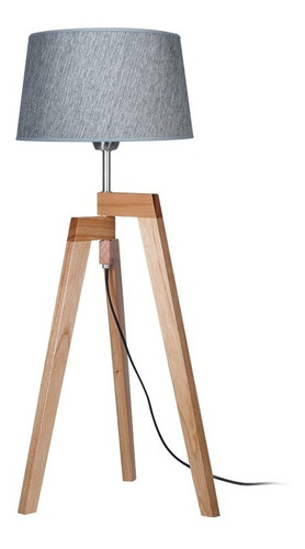 Imagen 1 de 1 de Lámpara De Mesa Plegable Madera Paraíso Carilux 1161p