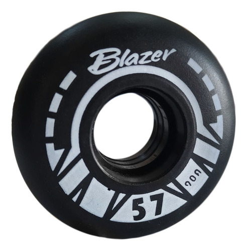  8 Piezas Llantas Para Patines Agresivo 57x24mm Negro