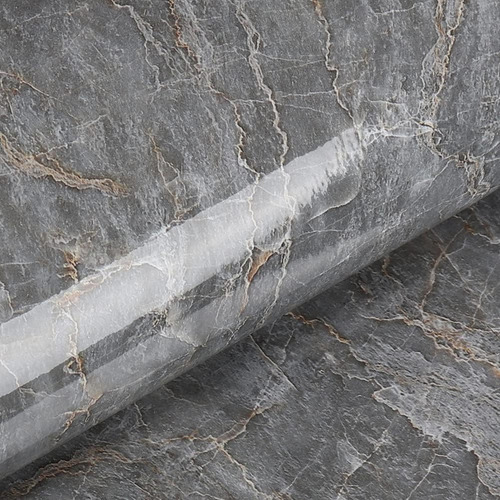 Livelynine Dark Grey Marble Contact Paper For Countertops...