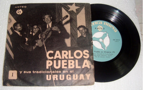 Carlos Puebla Y Sus Tradicionales En Uruguay 1 Simple C/tapa