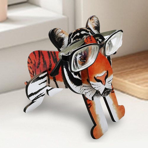 Soporte De Madera Para Gafas De Animales, Bonitos Accesorios