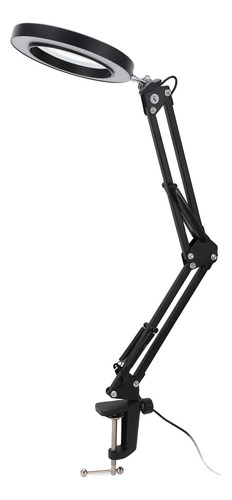 Bancada De Trabalho 5x Magnifying Glass Led Flexible Arm 10