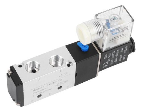 Válvula Solenoide Neumática De 2 Posiciones Y 5 Vías, Conect