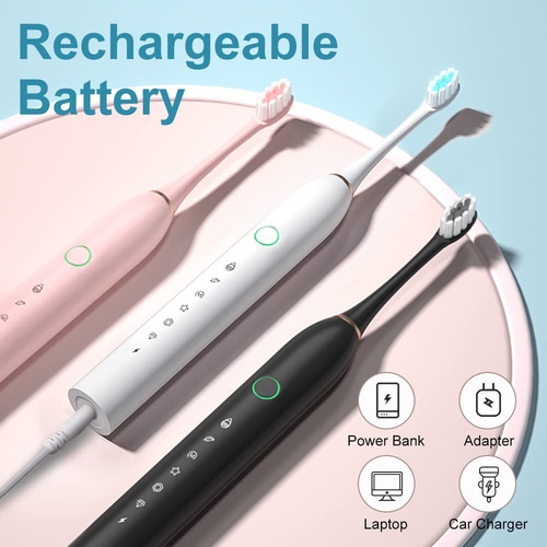 Cepillo De Dientes Electrico Removedor Sarro Color Rosa