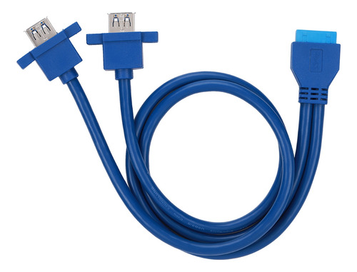 Cable Usb 3.0 De 0,5 M Para Placa Base, 19 Pines A 2af, Mont