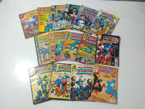 Mega Lote Colecao Especial Capitão America Kit L504c