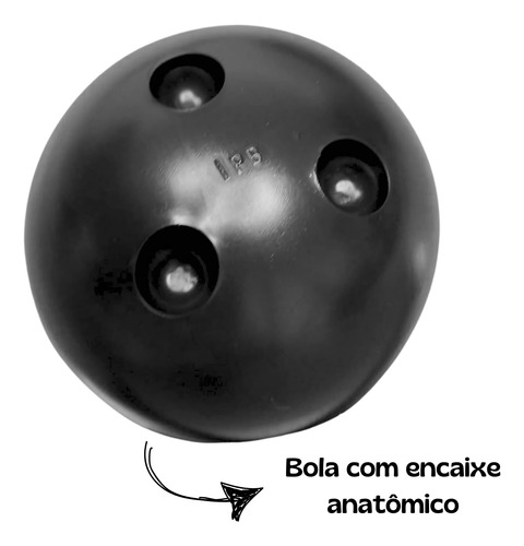Jogo De Boliche C 10 Pinos 30cm E 2 Bolas Brinquedo Infantil