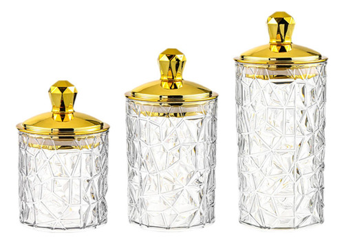 Frascos De Almacenamiento De 3pcs, Botes De Dulces Argyle