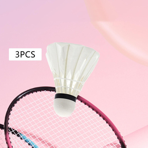 3 Petecas De Badminton De Penas De Pato, Badminton 3 Peças