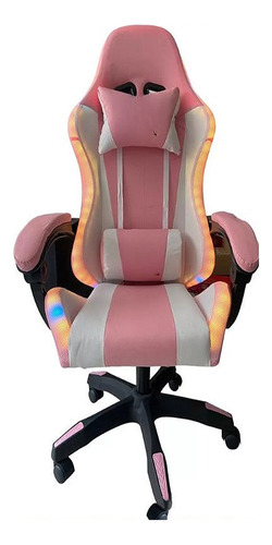 Silla Gamer Con Parlante Bluetooth Y Luz Rgb + Control