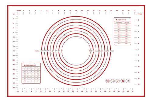 (r1) Pastelería Hornear Fondant Masa Mats Contador Amasar