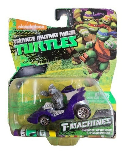 Tartarugas Ninja T-machine Destruidor & Shreddermobile