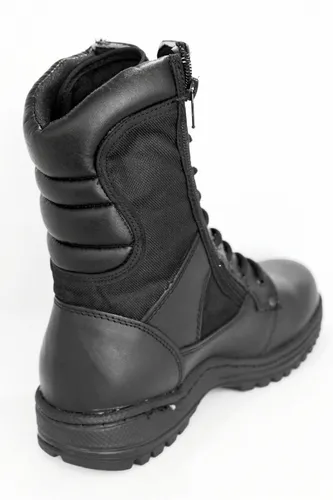 Botas T cticas Militares Policia Negras Piel Mod 1020 Altas