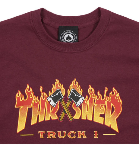 Remeras Thrasher T-shirt Men Truck One 5158-21 Hombre