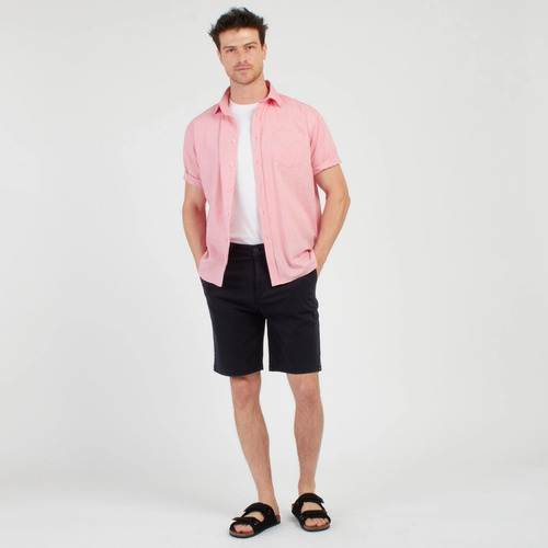 Imagen 3 de 6 de Camisa Penn Business Liso M/c Kevingston