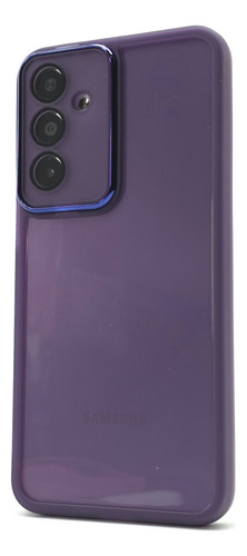 Funda + Mica Para Samsung A16 Case Protector Carcasa Rudo Balloon Cromo - Violeta Samsung A16