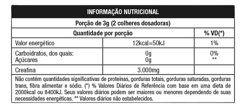 Kit 2 Creatina 300 Cada Refil Creatin Up Nutrata Pura Sabor Sem Sabor