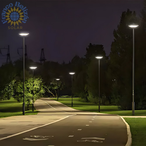 Farola De Altura Solar Automatica Jardin Patio Campo Parques