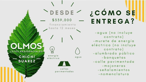 Imagen 1 de 6 de Terreno En Venta En Chichi Suarez