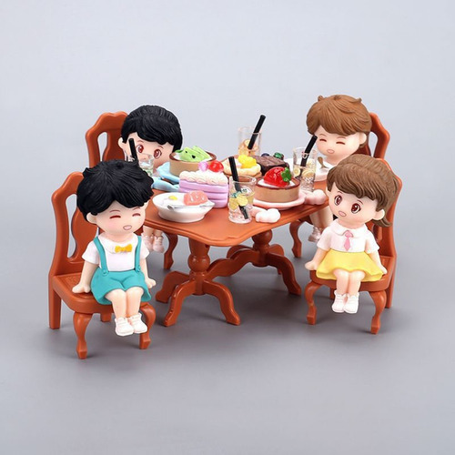 Juguetes De Cocina De Madera, Adornos En Miniatura