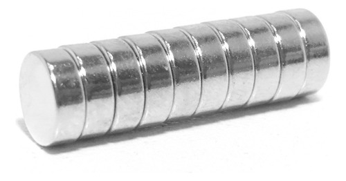 Imã De Neodímio / Super Forte / 6mm X 2mm * 10 Peças