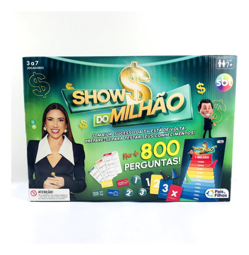 Jogo Show Do Milhão 800 Perguntas Diversão E Conhecimento