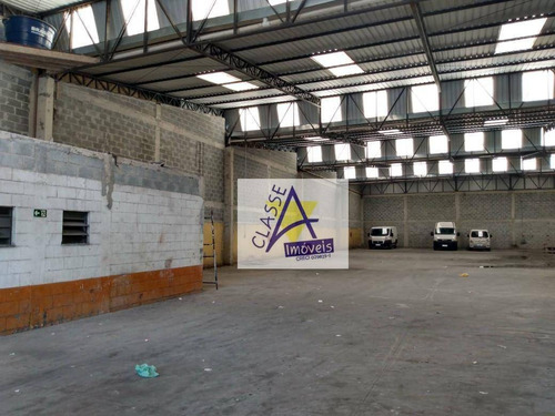 Imagem 1 de 5 de Galpão Para Alugar, 1250 M² Por R$ 25.000,00/mês - Matriz - Mauá/sp - Ga0103