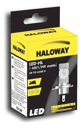 Lâmpada Farol Moto Led H4 6500k Bmw 650 Gs 2010-13