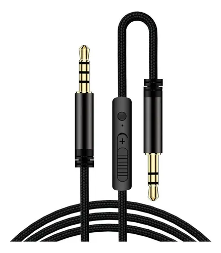Cable Auxiliar Estéreo Con Control De Volumen + Microfono