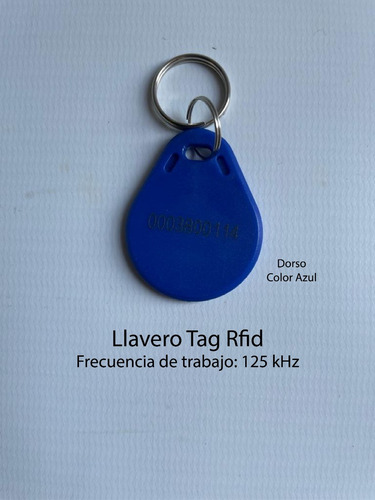 Imagen 2 de 6 de Llavero Rfid De Proximidad Control De Acceso 125khz X25