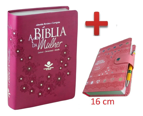 Bíblia De Estudo Da Mulher + Bíblia Tipo Carteira Promoção