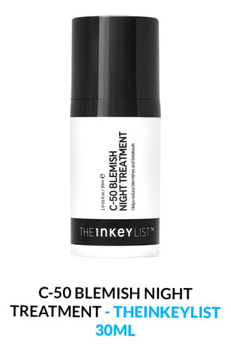 C-50 Blemish Night Treatment - The Inkey List 30ml
