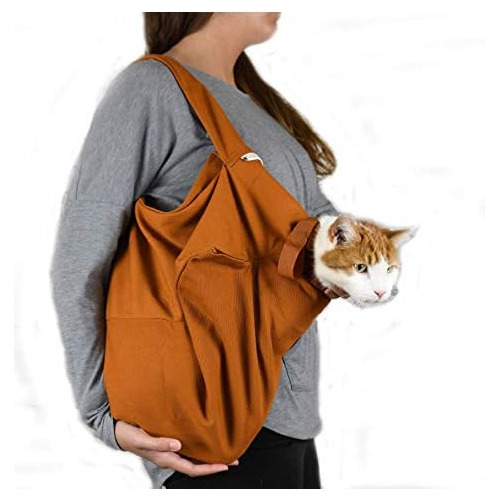 Transportín Pequeño Gatos De Caramelo, Bolsa De Trans...