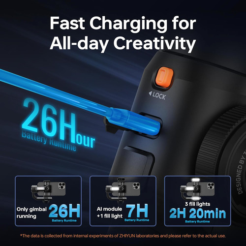 Zhiyun Smooth 5s Ai Combo 3-axis Estabilizador Gimbal Par...