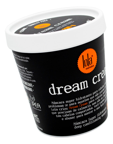 Lola Cosmetics Dream Cream Shampoo Hidratante + Máscara 200g