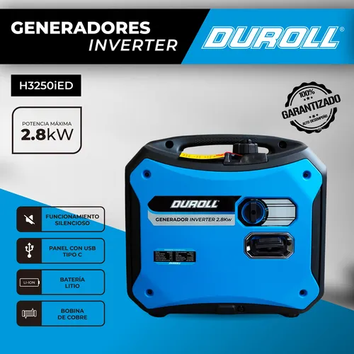 Generador Inverter Grupo Arr Elec B-litio 2800w Silencioso