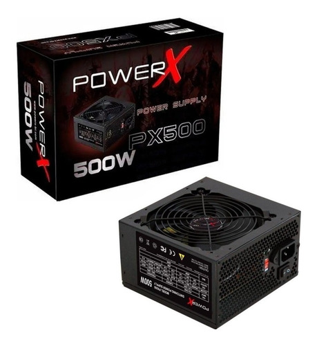 Imagem 1 de 6 de Fonte Power X 500w Real - Nova Na Caixa