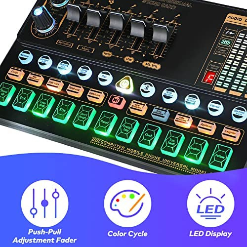Paquete De Micrófono De Condensador Asmuse Bm-800 Kit De Mic