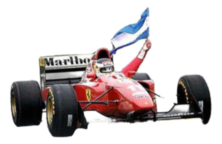 Calcas Al Agua Ferrari 412 T1 1:43 Reutemann Argentina 1994