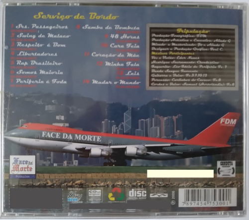 Cd Face Da Morte - 12 Anos (capa Censurada)original-lacrado