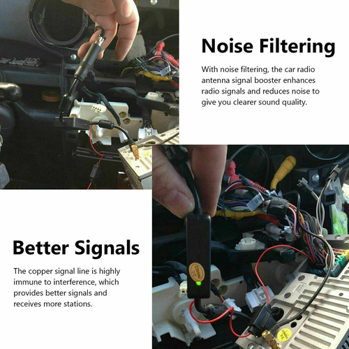 Amplificador De Señal Am Stereo Radio Auto Car Signal Fm