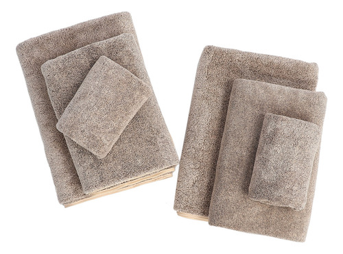 Juego De Toallas De Baño De 6 Piezas, Suaves Y Superabsorben