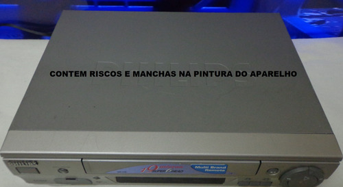 Video Cassete Philips Vr-799 - Usado - Funcionando Cinza (Usado)